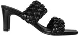 Pixi Faux Leather Square-Toe Braided Block-Heel Sandals For Women