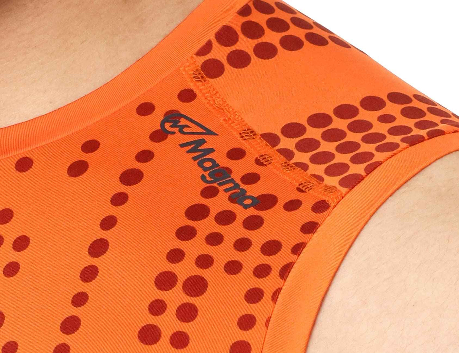 Magma Polyester Printed Sports Muscle Tee for Men - Safqqa Egypt