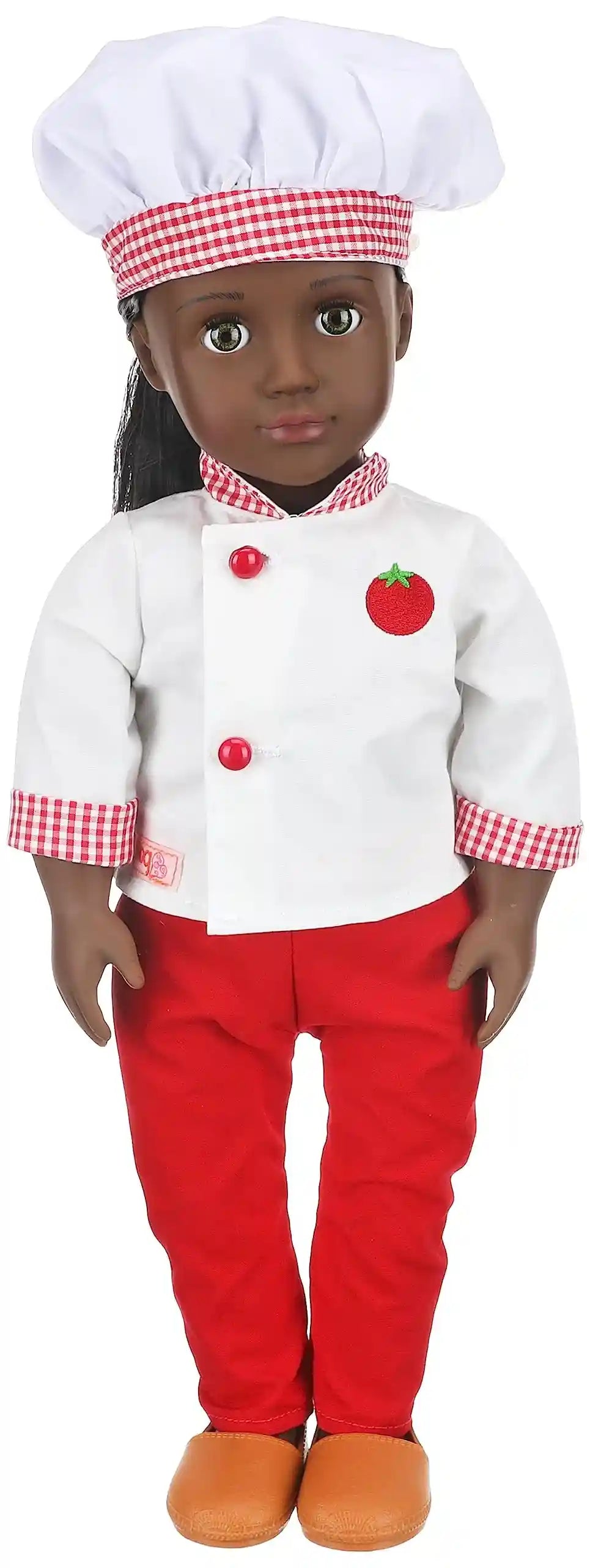 Our Generation 18" Chef Doll with Play Food Accessories - Chantel - Safqqa Egypt