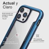 X-Doria for iPhone 14 Pro Case - Raptic Shield Case - Anti-Scratch Protector - Shockproof - Drop Resistant - Full Bumper Protection Back Cover for iPhone 14 Pro 6.1"apple - Marine Blue