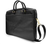 حقيبة Guess PC & Laptop Accessories ذات الطراز GUCB15PUSASBK مقاس 16 بوصة باللون الأسود/خط Saffiano الأسود