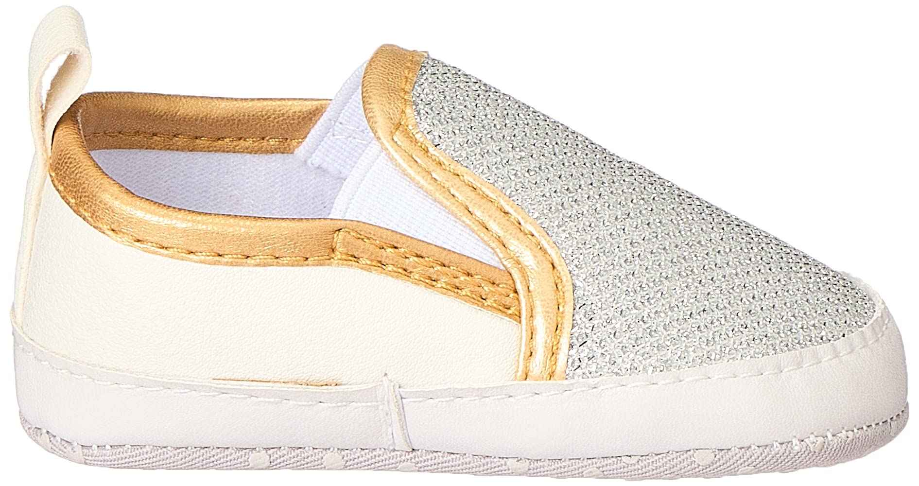 Mix & Max Faux Leather Elastic Side Panel Slip on Shoes for Girls - Safqqa Egypt