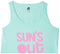 U Athleisure Letter-Printed Scoop-Neck Tank Top with Back CUt-OUt For Women - Safqqa Egypt
