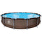 Strong Tee Frame Series Round Steel Frame Pool - 4.57m x 84cm - CITY STAR - Safqqa Egypt