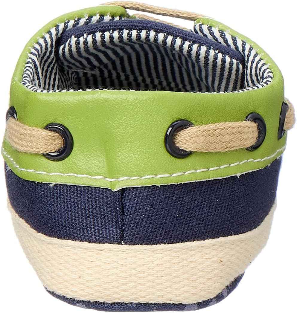 Mix and Max Contrast Stitching Low-Top Lace-Up Boat Shoes for Boys - Safqqa Egypt