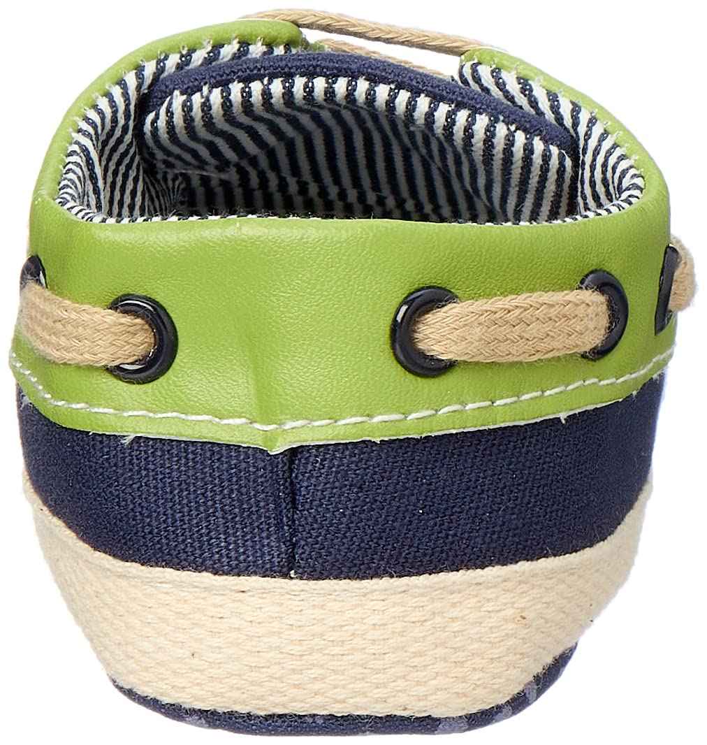 Mix and Max Contrast Stitching Low-Top Lace-Up Boat Shoes for Boys - Safqqa Egypt