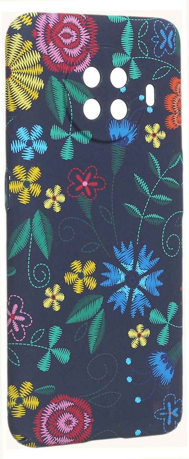 Boter Hard Back Cover Flower Design For Oppo Ace 2 - Multi Color - Safqqa Egypt