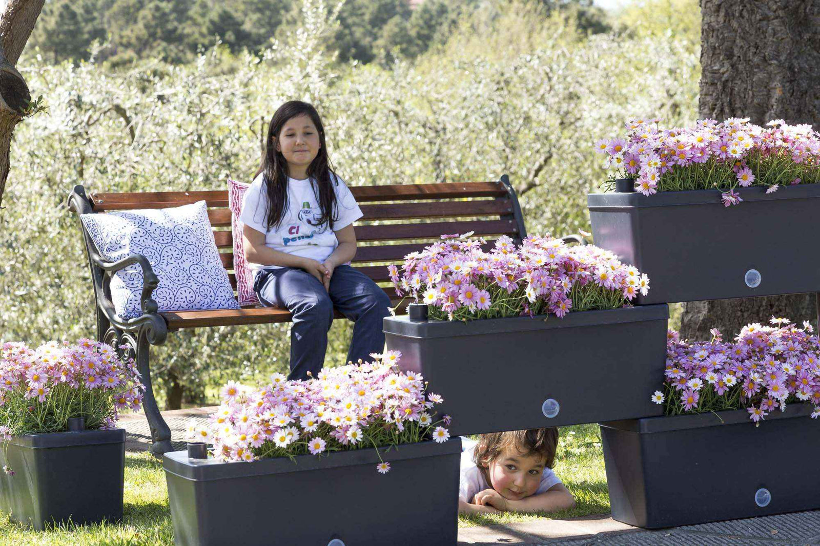 Bama Brick Kit 5 Modular Planters 32020, Made In Italy - Safqqa Egypt