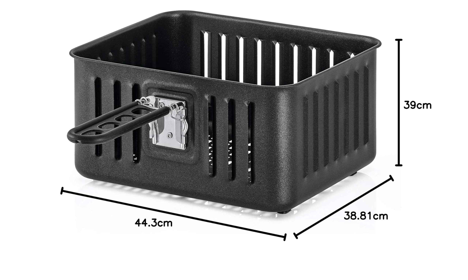 Black+Decker Digital Air Fryer Oven Digital Temperature Control 10 Preset Programs 12L Silver - 220V Supply Voltage and 50Hz - Have Scratches - Safqqa Egypt