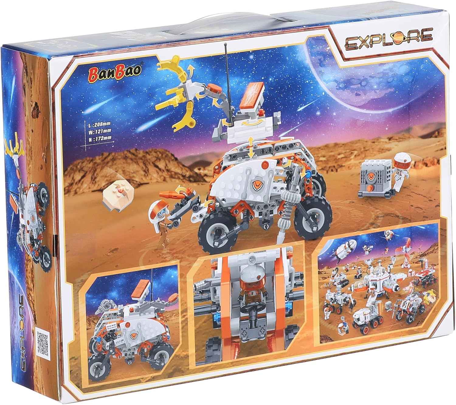 Banbao b6417 explore mars splitter models kids construction toys building blocks bricks - Safqqa Egypt