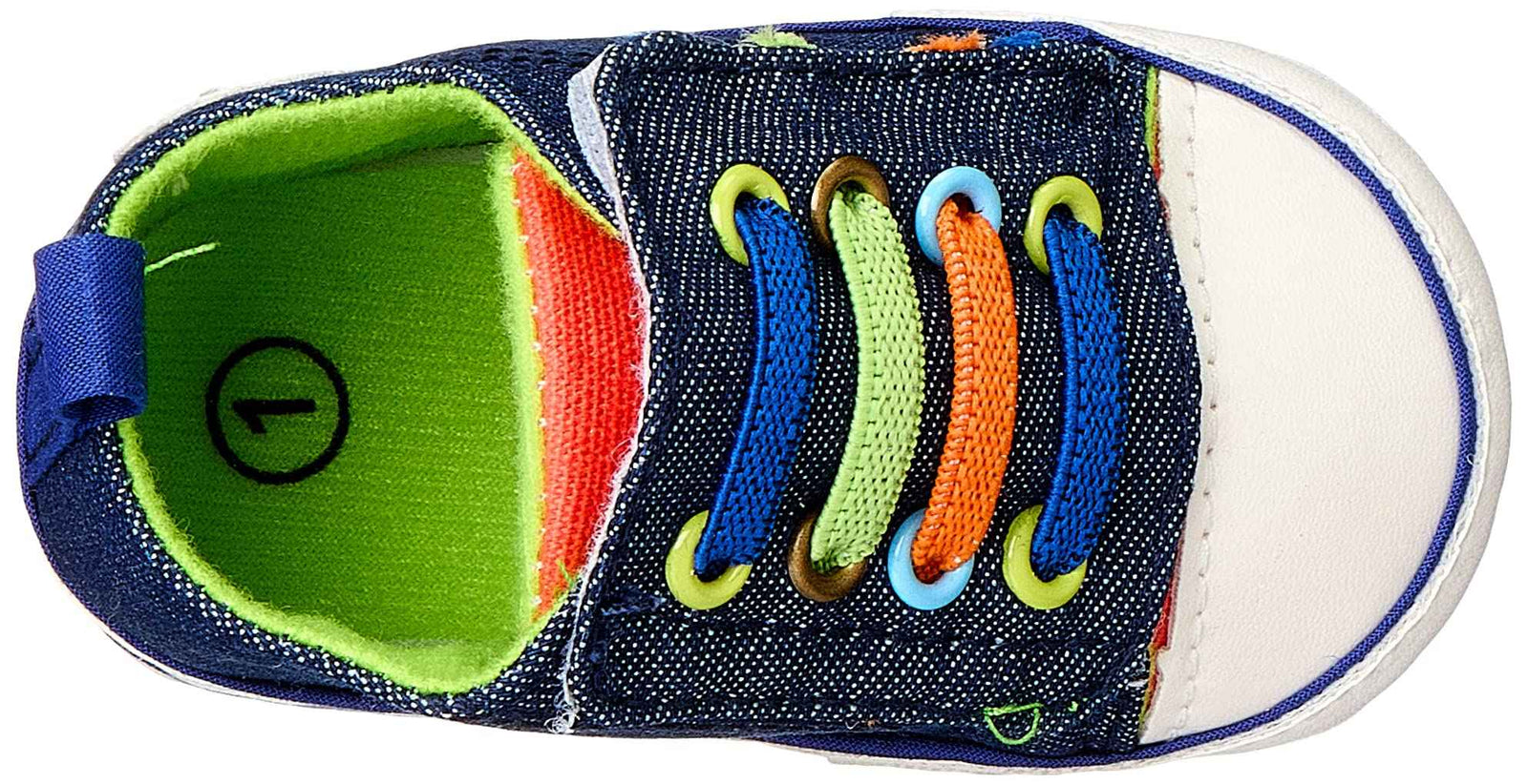 Mix and max contrast-lace football-patch high-top velcro-strap shoes for boys - Safqqa Egypt