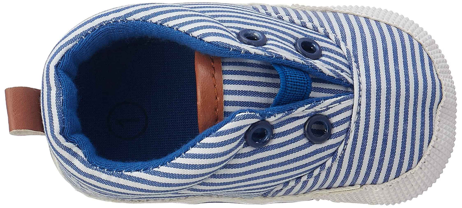 Mix and max elastic-insert striped low-top slip-on shoes for boys - Safqqa Egypt
