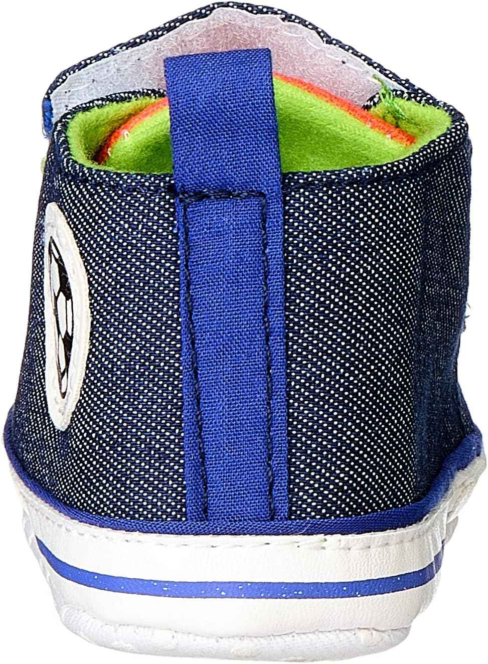 Mix and max contrast-lace football-patch high-top velcro-strap shoes for boys - Safqqa Egypt