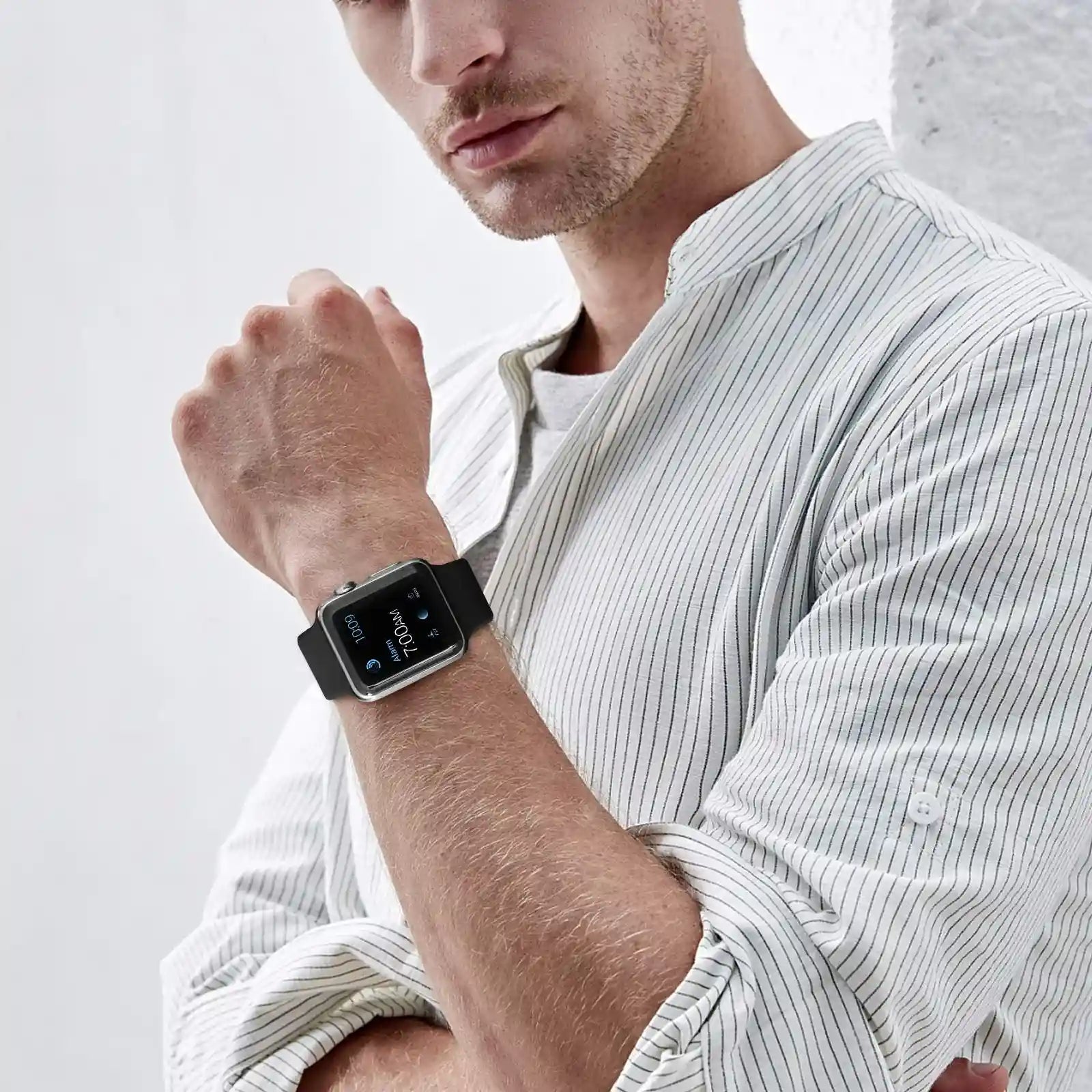 Watch Sports Band for Apple Watch, 42/44mm - Safqqa Egypt