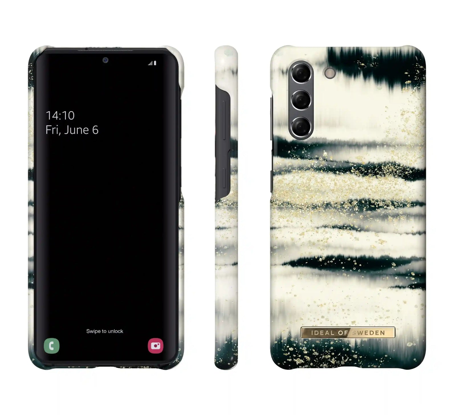 IDEAL OF SWEDEN Fashion Case Galaxy S21 Golden Tie Dye - Safqqa Egypt