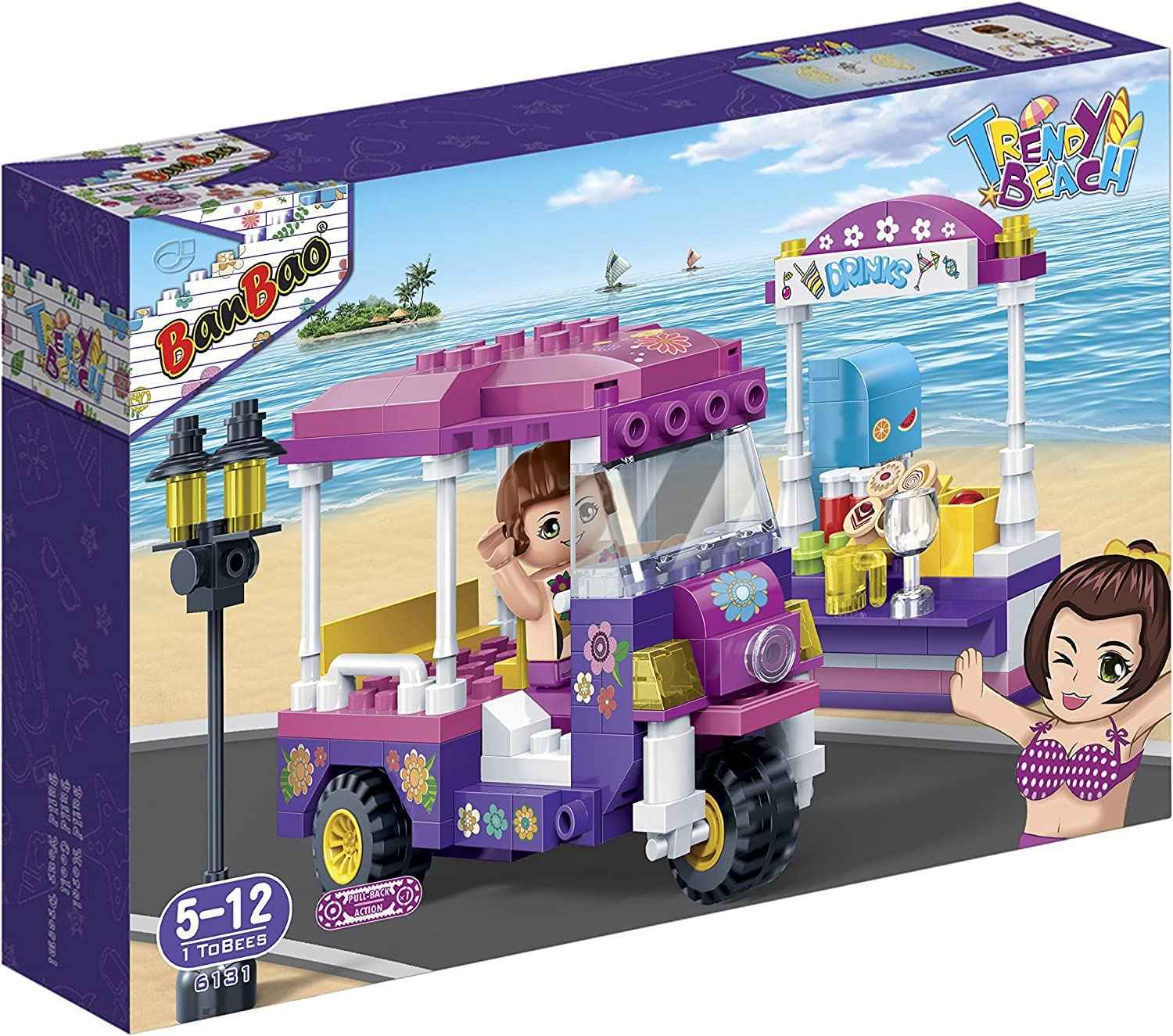 Banbao - Trendy Beach Building Set (168 Pieces) - Safqqa Egypt