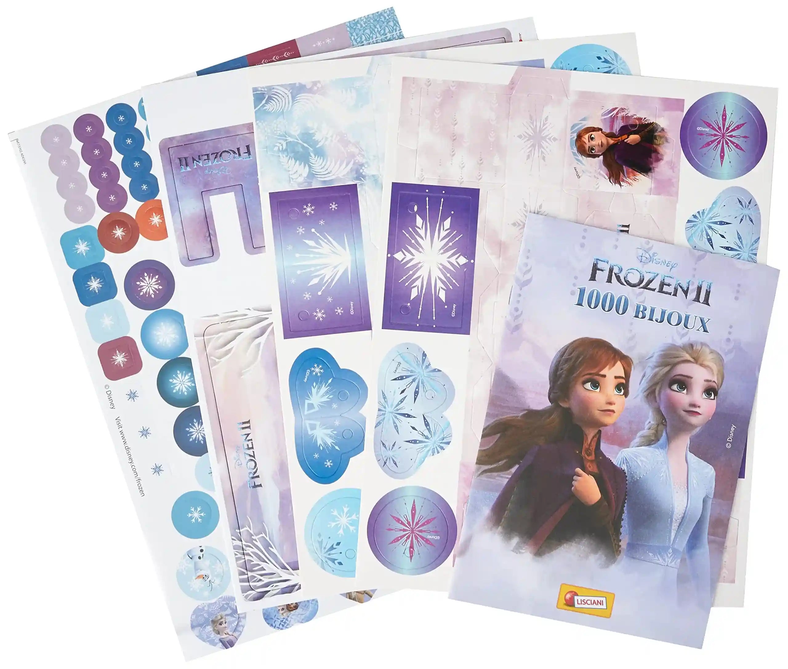 Lisciani Disney Frozen Accessory Design Kit for Girls – Creative Jewelry Making Set - Safqqa Egypt
