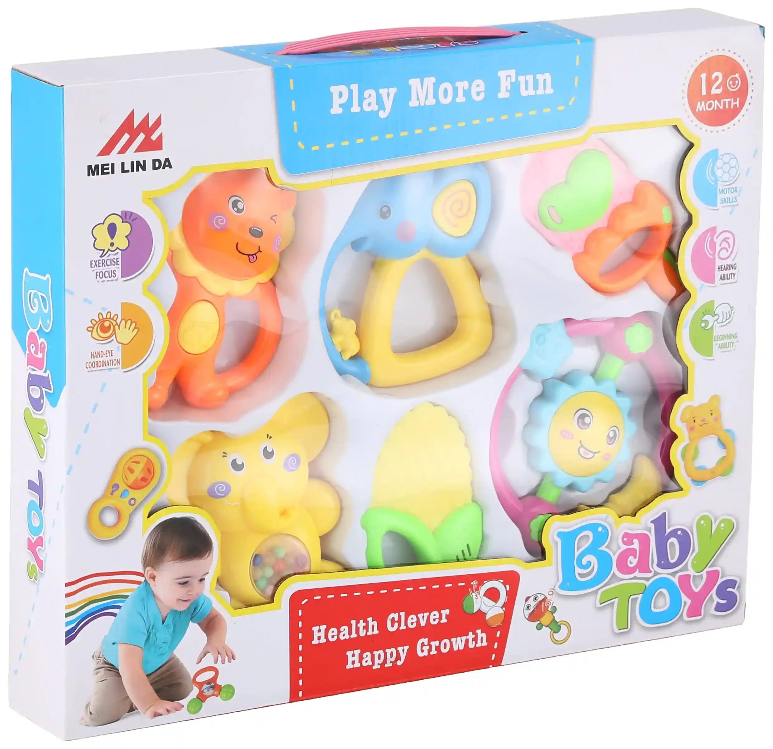 Mei lin Da Toys Collection for Babies - Multi Color - Safqqa Egypt