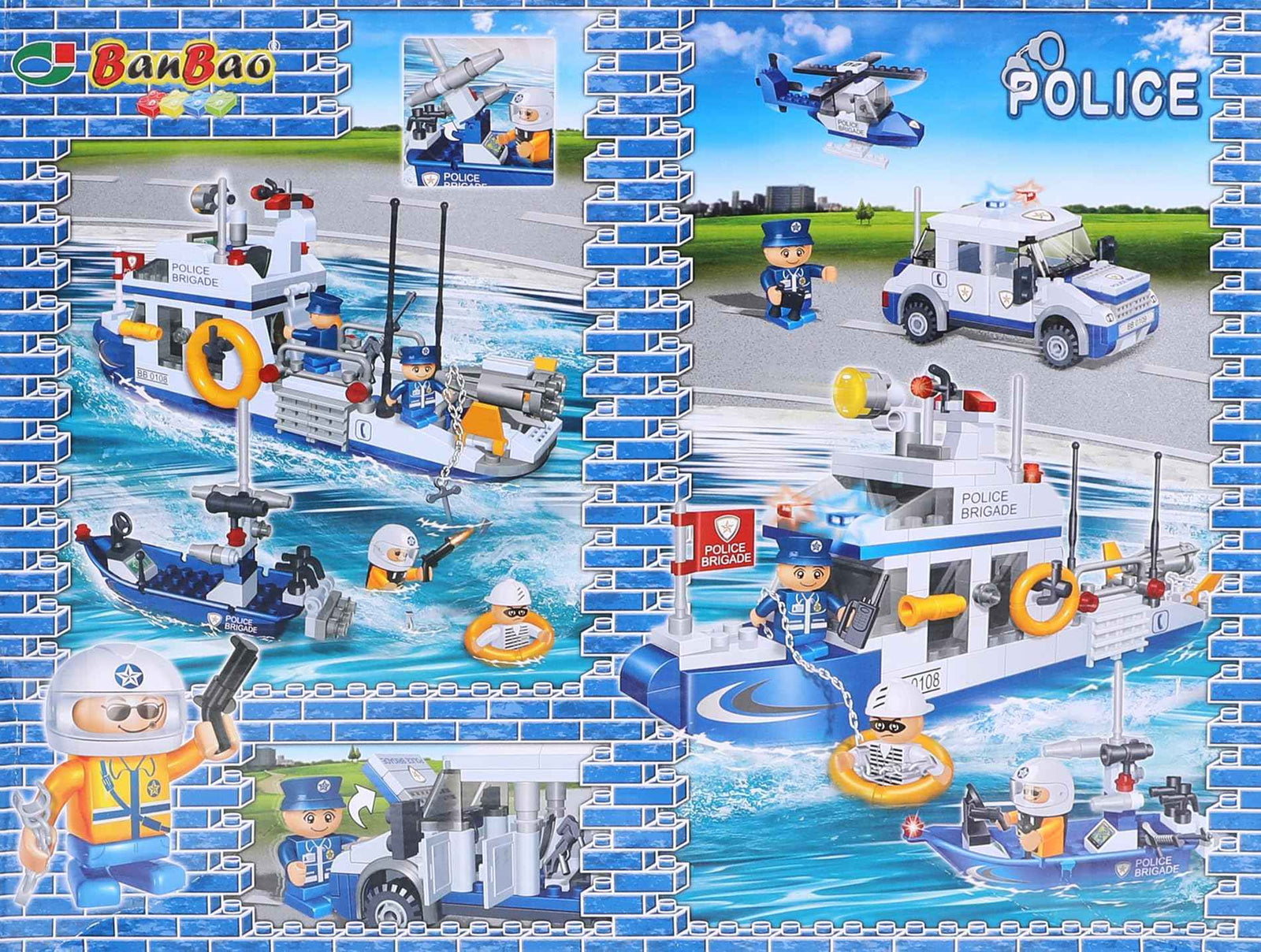 BanBao - Police Series Building Set 418 Pieces - Safqqa Egypt
