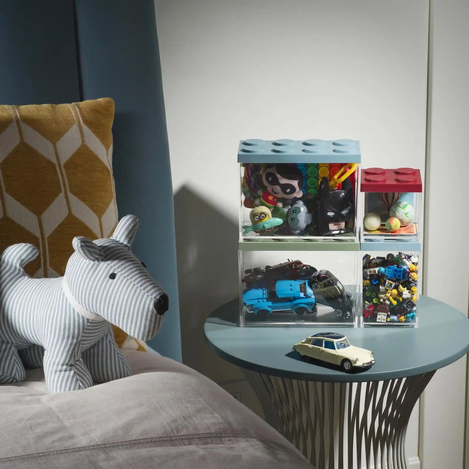 Omada BRICKSTORE Black Container 10x20x15.5 cm, 2L Capacity - Safqqa Egypt