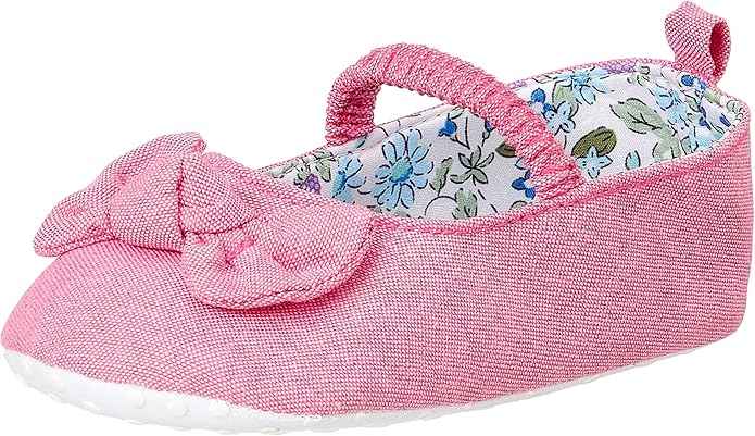 Mix & Max Front Bow Elastic Strap Shoes for Girls - Safqqa Egypt