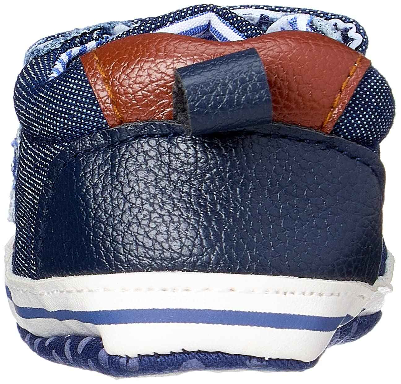 Mix and Max Pull-Tab Star-Patch Low-Top Velcro-Strap Shoes for Boys - Safqqa Egypt