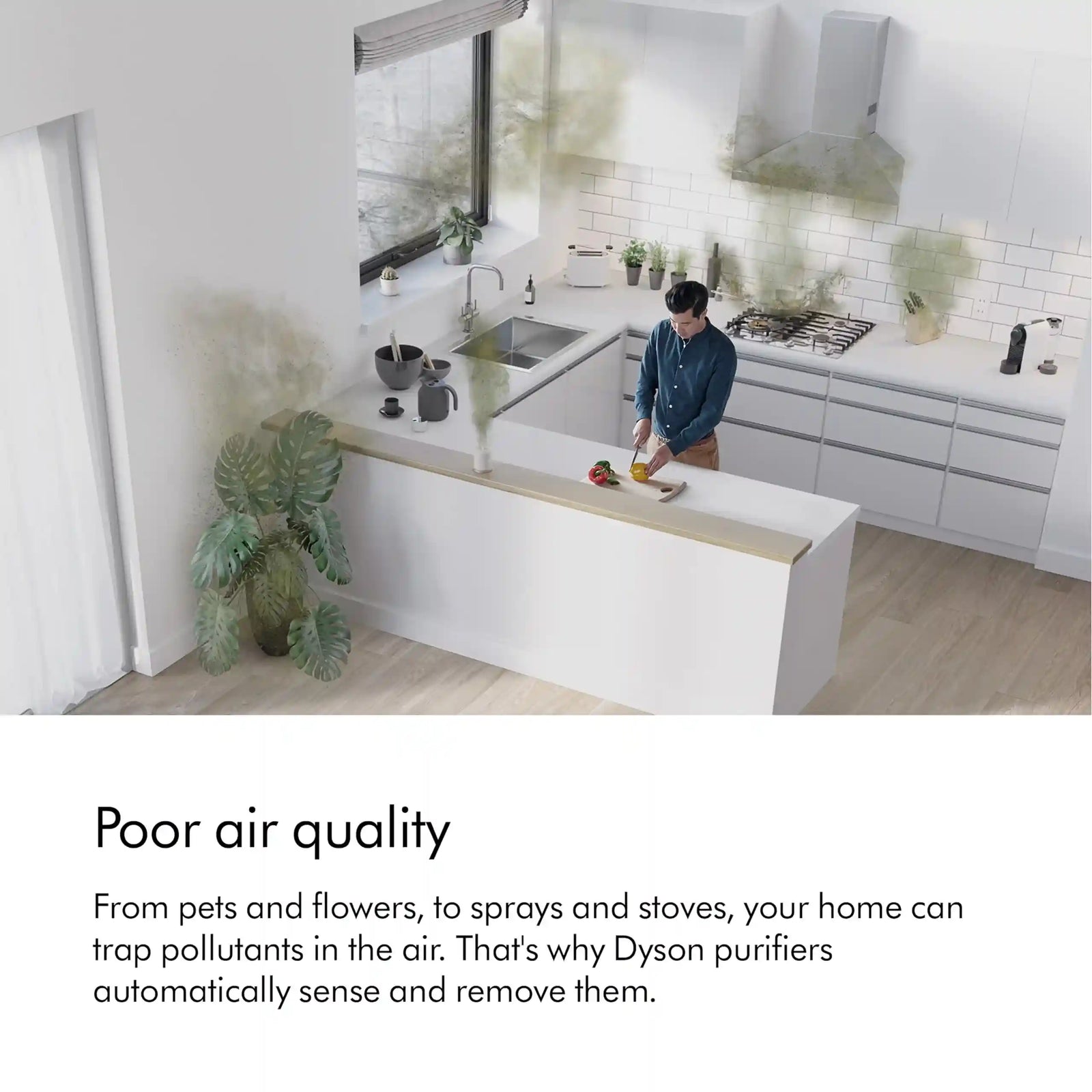 Dyson Purifier Hot+Cool™ Gen1 HP10 Heater & Air Purifier – White (Model 454856-01) – Without Box - Safqqa Egypt