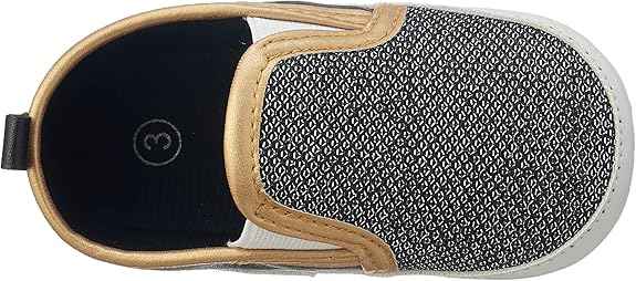 Mix & Max Faux Leather Elastic Side Panel Slip-On Shoes for Girls - Safqqa Egypt