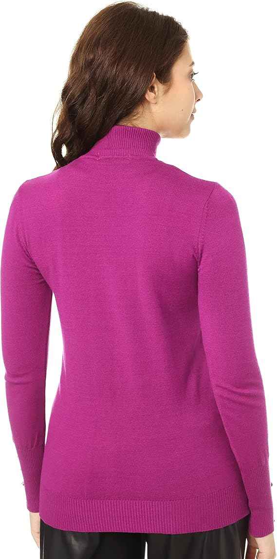Carina Slim Fit Turtle-Neck Pullover for Women - Safqqa Egypt