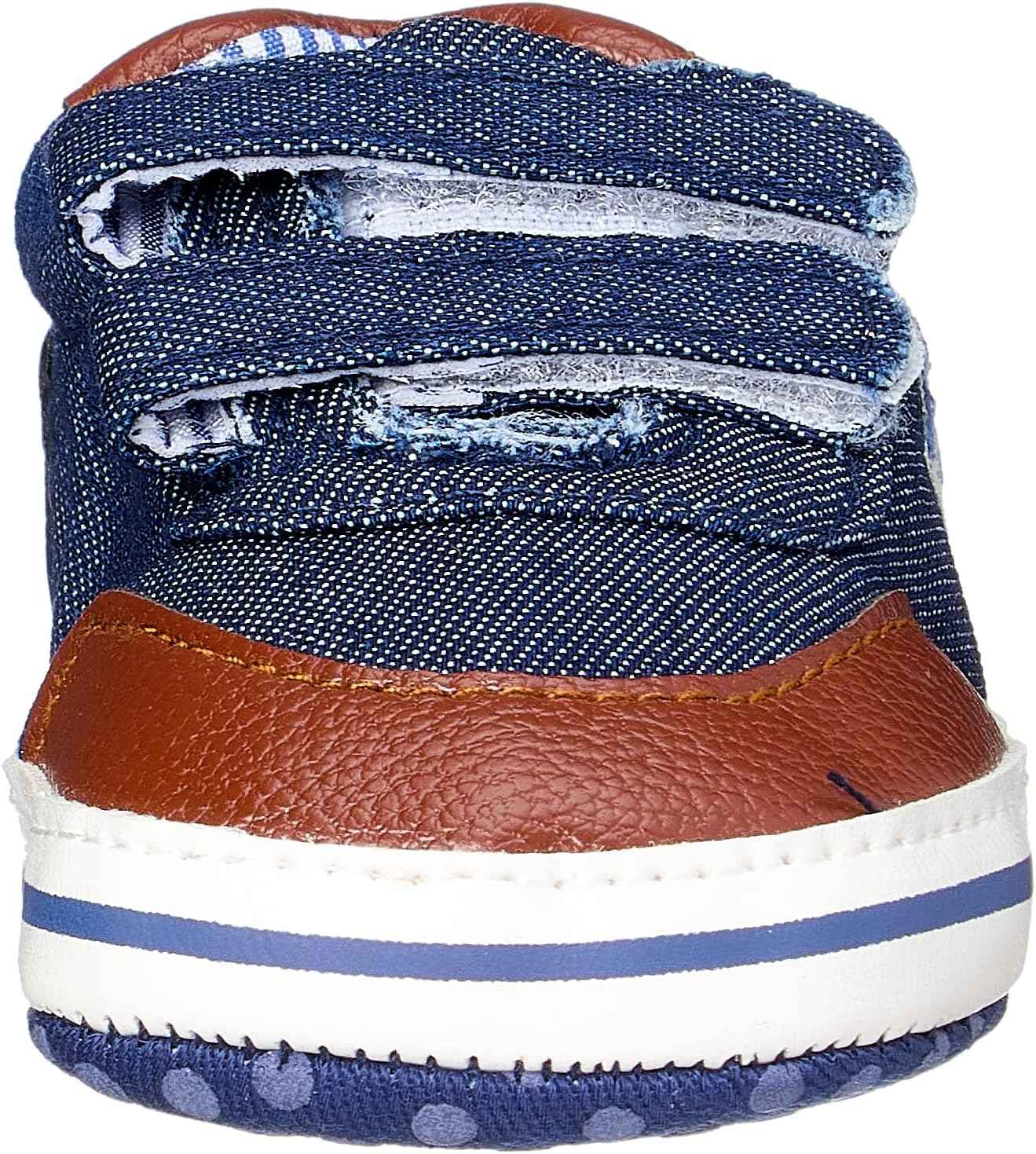 Mix and Max Pull-Tab Star-Patch Low-Top Velcro-Strap Shoes for Boys - Safqqa Egypt