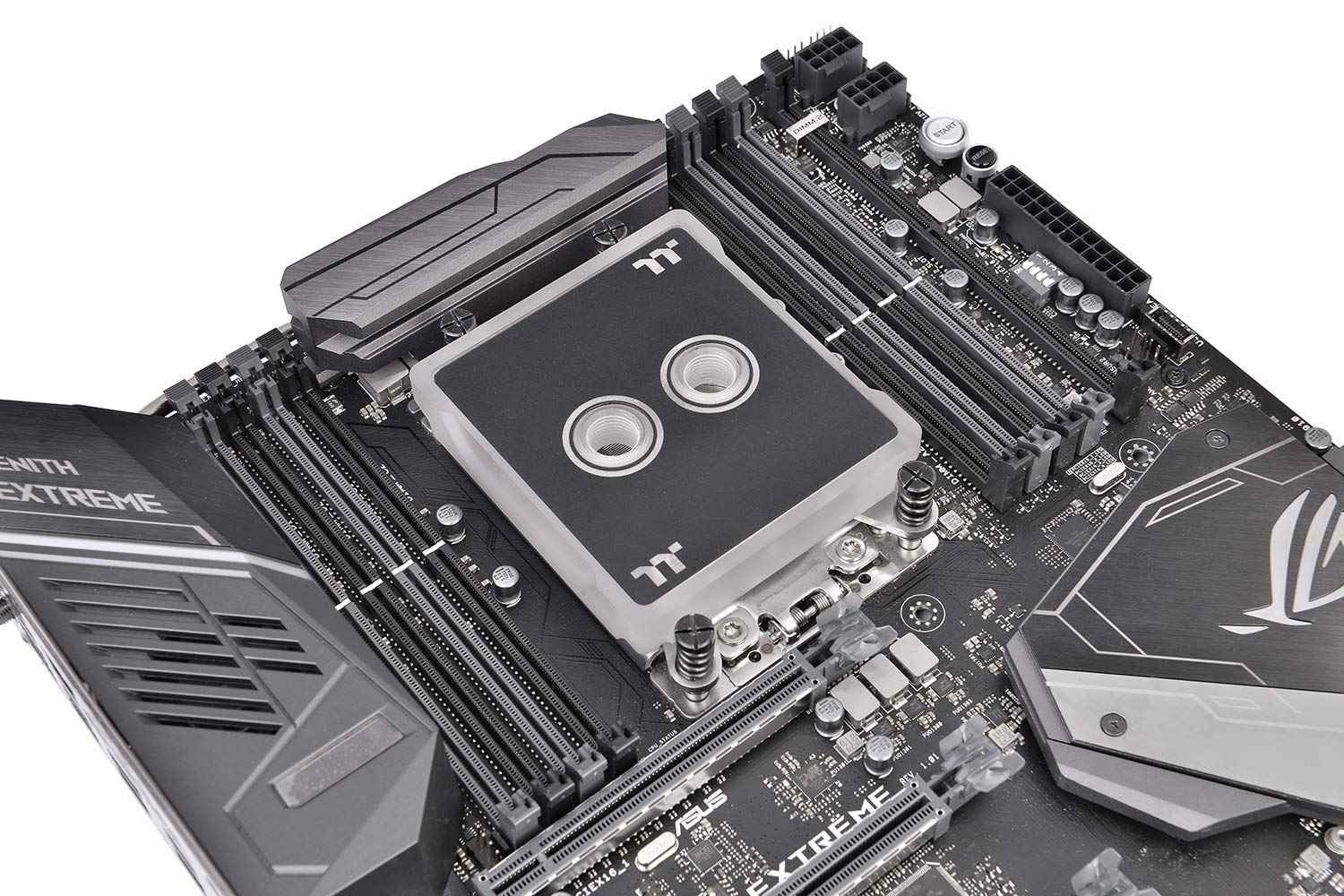 Thermaltake Pacific W6 RGB CPU Water Block – 16.8M Colors, Alexa & Razer Chroma Sync, Full TR4 Coverage - Safqqa Egypt