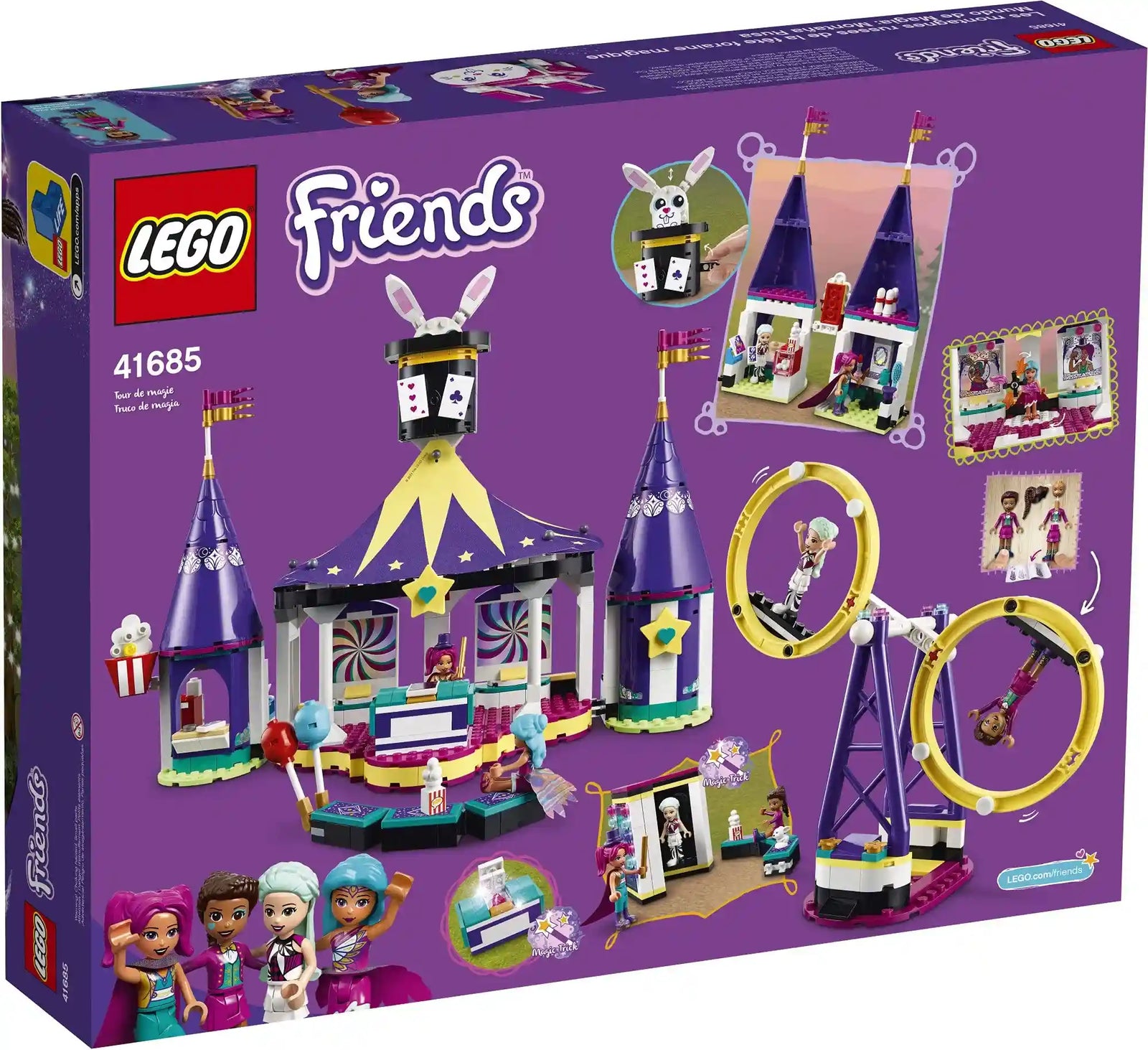 LEGO Friends Magical Funfair Roller Coaster 41685 Building Kit; Pretend Playset for Kids Who Love Theme Park Toys; New 2021 (974 Pieces) - Safqqa Egypt