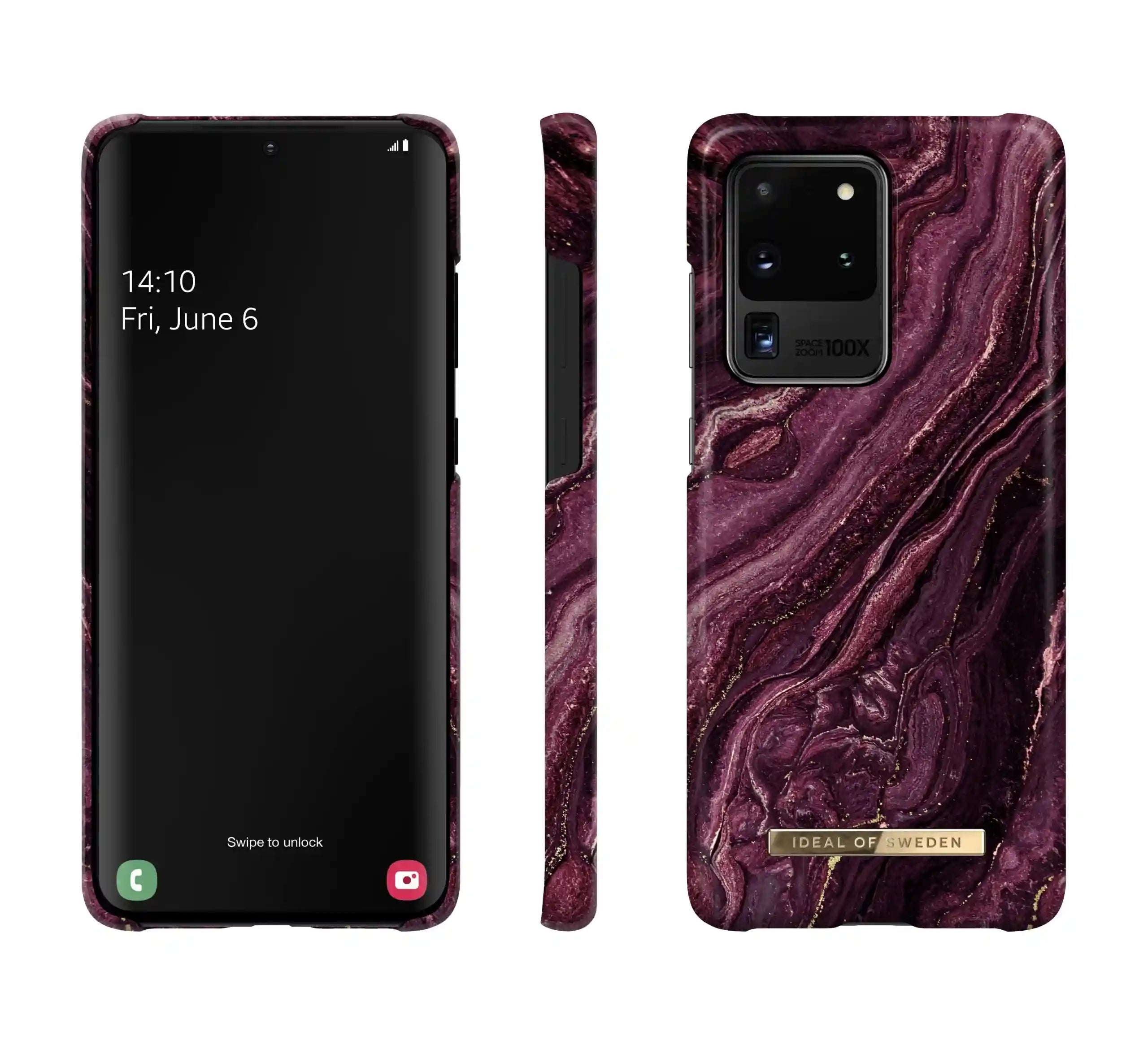 IDEAL OF SWEDEN Fashion case galaxy s20u golden plum - Safqqa Egypt