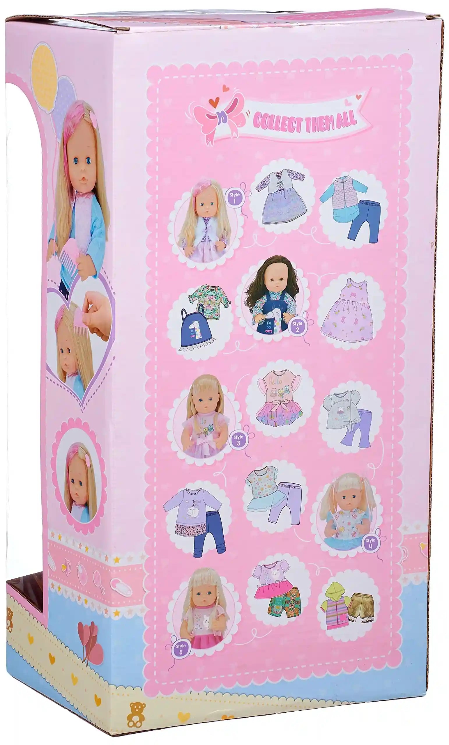 Baby doll with bride dress -casual clothes rt05080-5 - Safqqa Egypt