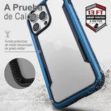 X-Doria for iPhone 14 Pro Case - Raptic Shield Case - Anti-Scratch Protector - Shockproof - Drop Resistant - Full Bumper Protection Back Cover for iPhone 14 Pro 6.1"apple - Marine Blue