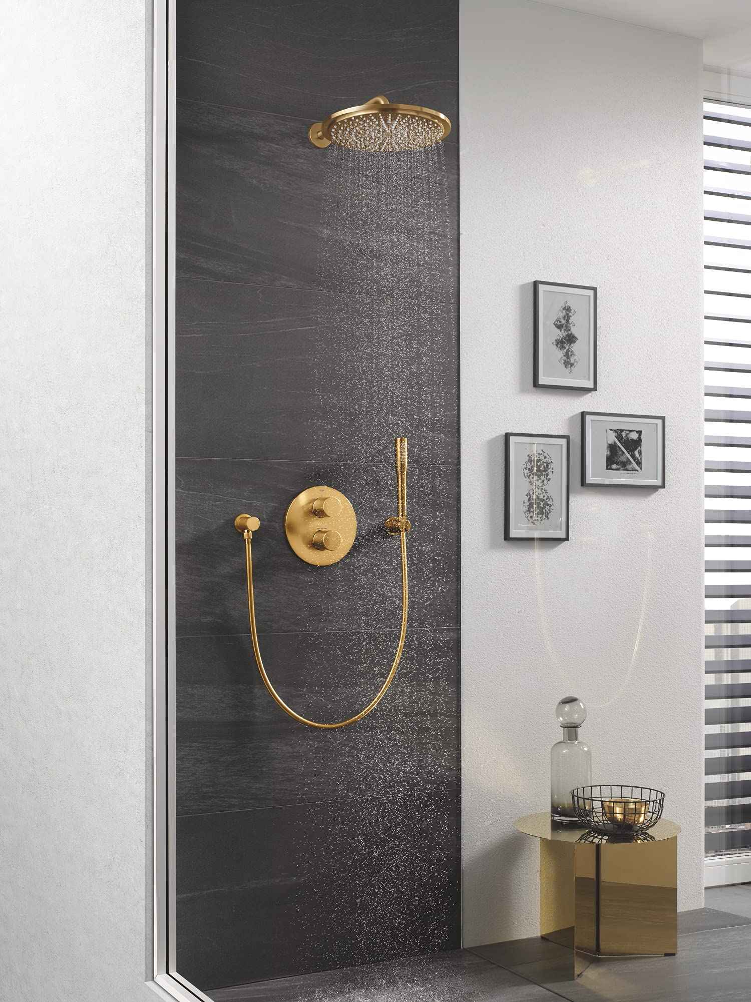 Grohe 26066GN0 rainshower cosmopolitan 310 head shower set 380 mm, 1 spray - Safqqa Egypt