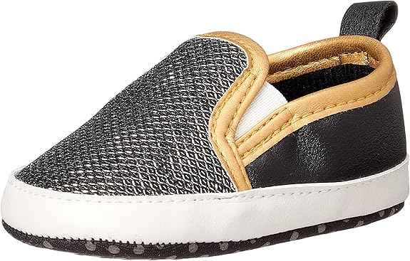 Mix & Max Faux Leather Elastic Side Panel Slip-On Shoes for Girls - Safqqa Egypt