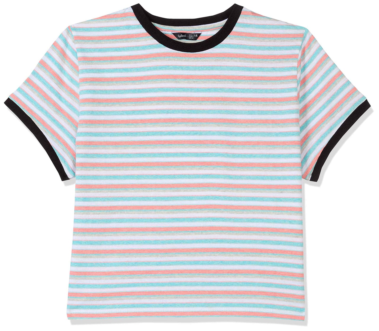 Female SP-Splash Youth Regular Tshirts-1016499 U19TOPSTRIPE - Safqqa Egypt