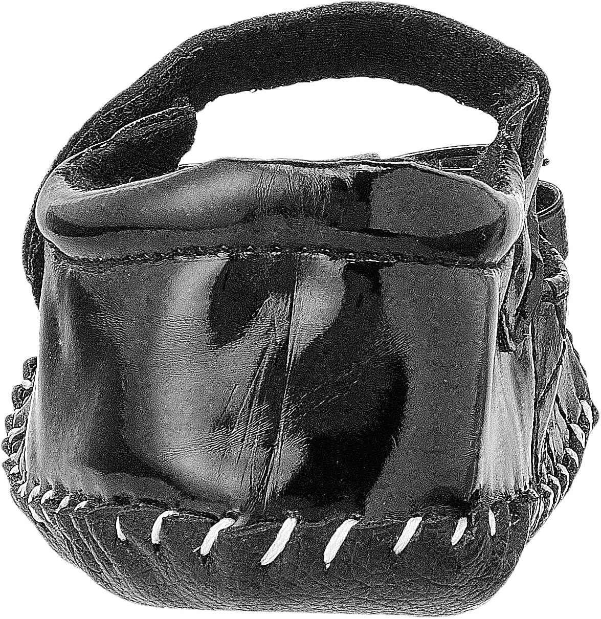 Mix & Max Quilted Patent Faux Leather Velcro-Strap Bow-Detail Shoes for Girls - Black, 12 - 18 Months - Safqqa Egypt