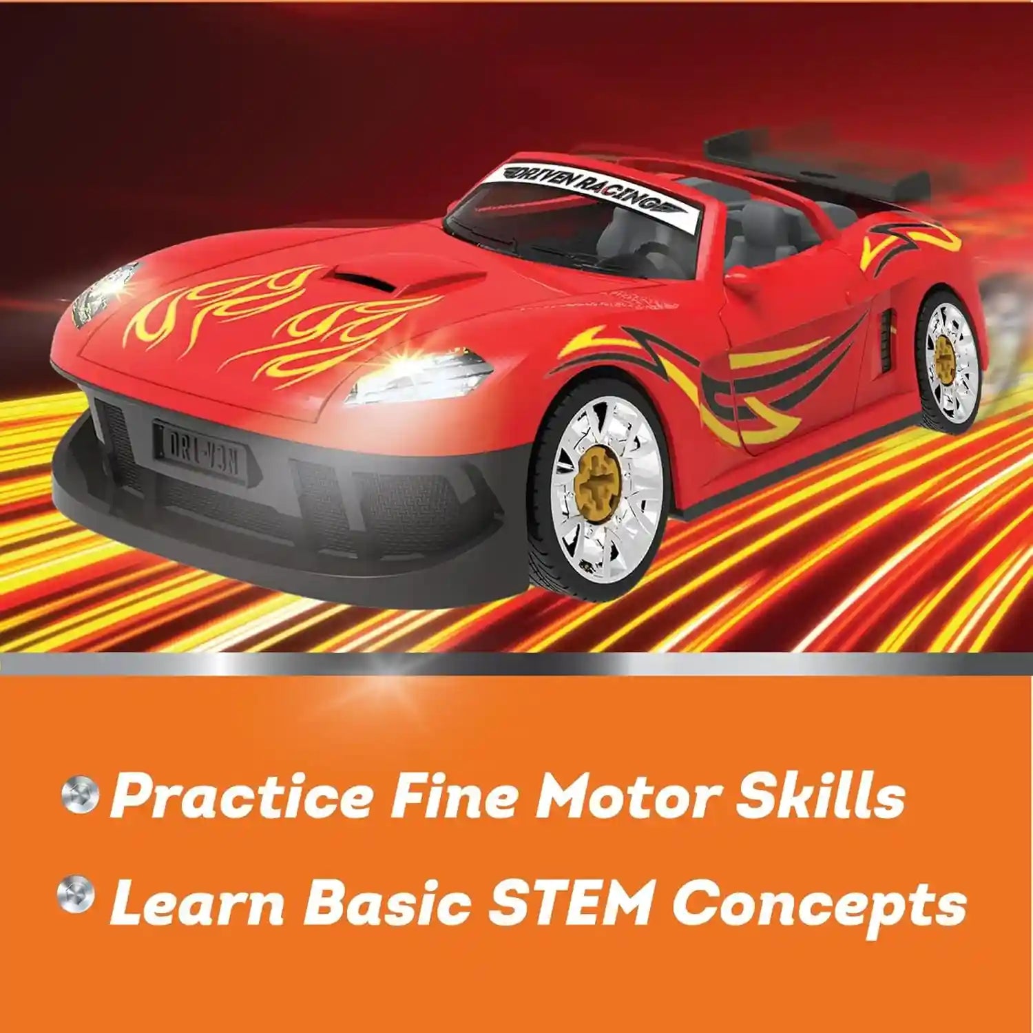 Driven by Battat Take-Apart Sports Car Toy with Accessories - Safqqa Egypt