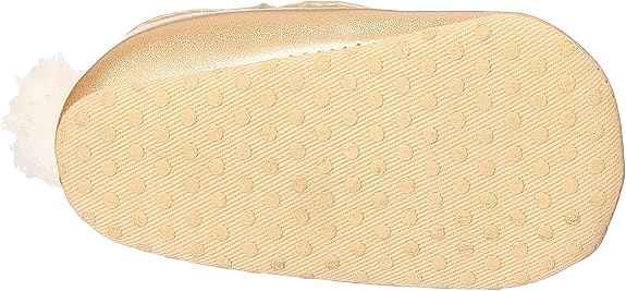 Mix & Max Girls’ Front Criss-Cross Strap Shoes with Pom-Pom Detail - Safqqa Egypt