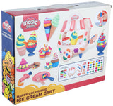 Magic Dough Happy Color Mud Ice Cream Cart With Clay Collection And Tools -
