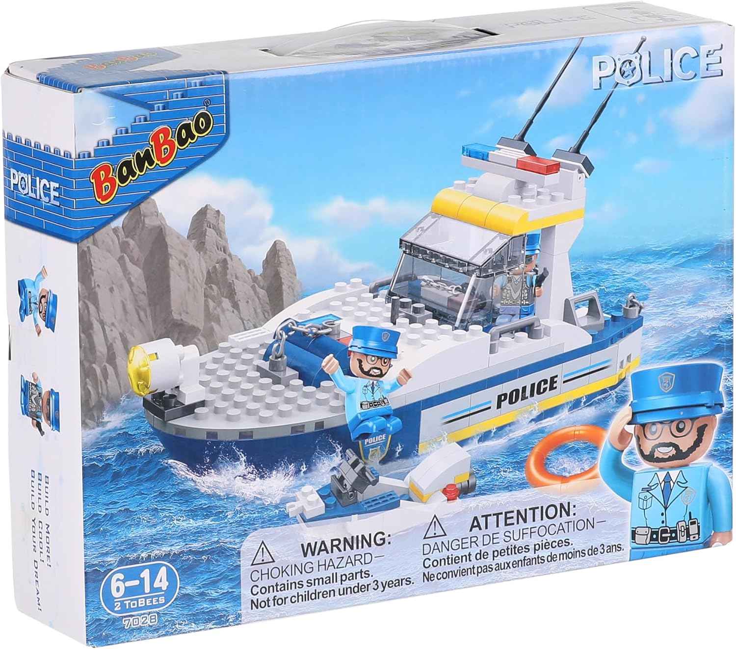 BanBao - Police Boat - 234 Pieces - Safqqa Egypt