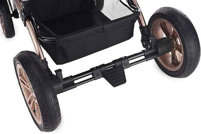 Teknum 3 in 1 Pram stroller - Black - Damage box - Safqqa Egypt