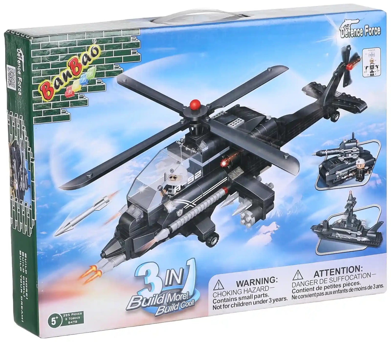 BanBao Military Equipment - Helicopter Transformer (Model 8478) - Safqqa Egypt