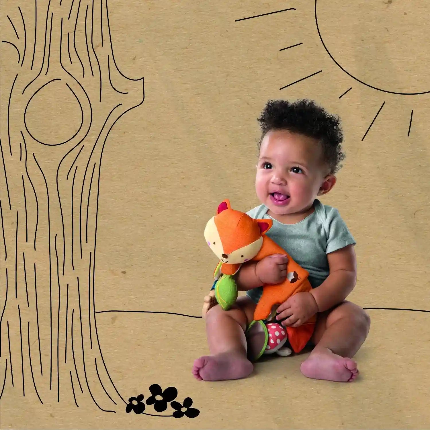 Bright Starts P.E. Boba Baby Carrier Wrap – Comfortable & Supportive Infant Sling - Safqqa Egypt