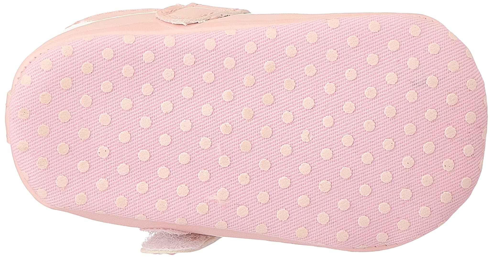 Mix & Max Front Bow Velcro Strap Shoes for Girls - Pink,0 - 6 Months - Safqqa Egypt