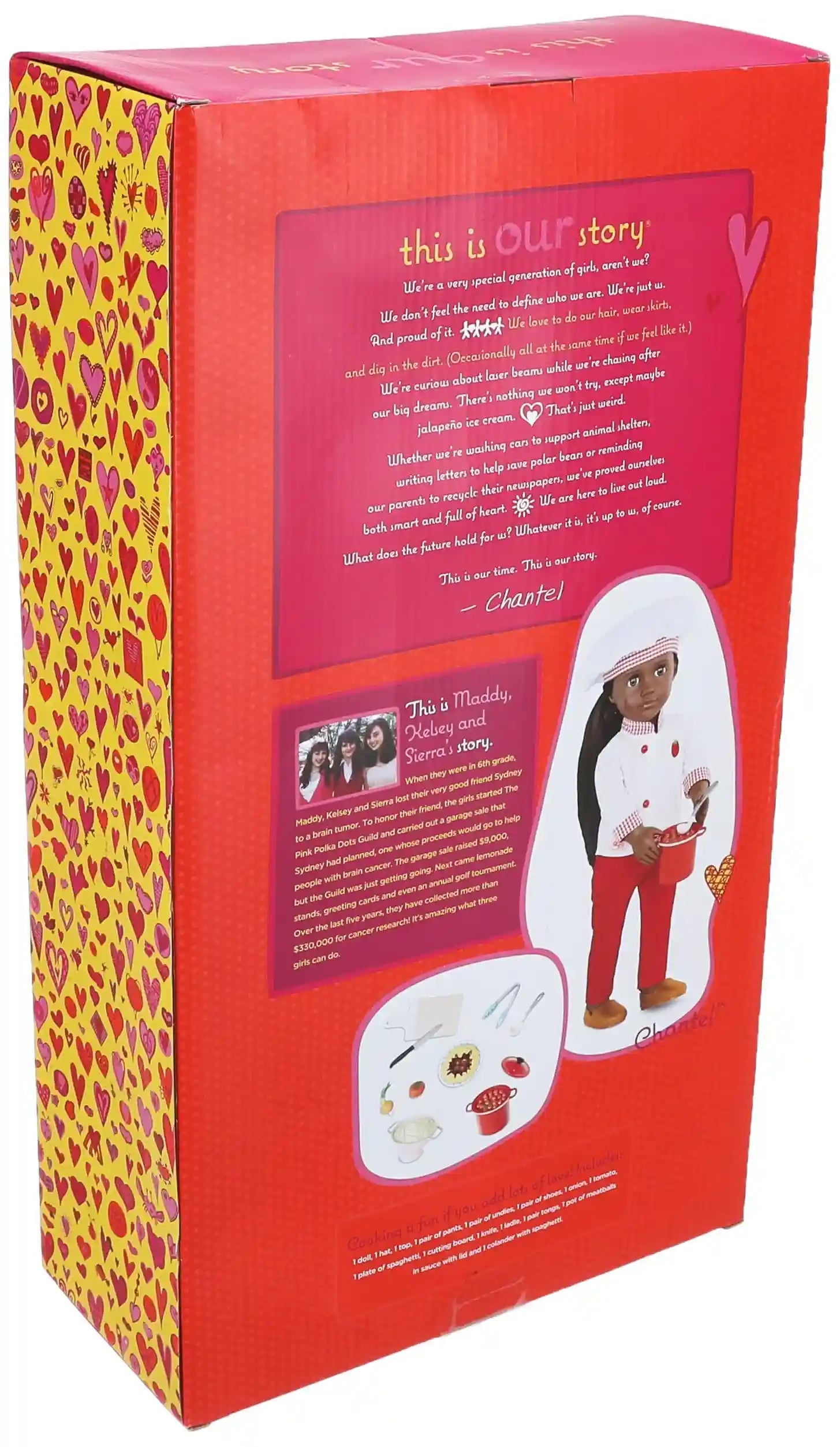 Our Generation 18" Chef Doll with Play Food Accessories - Chantel - Safqqa Egypt