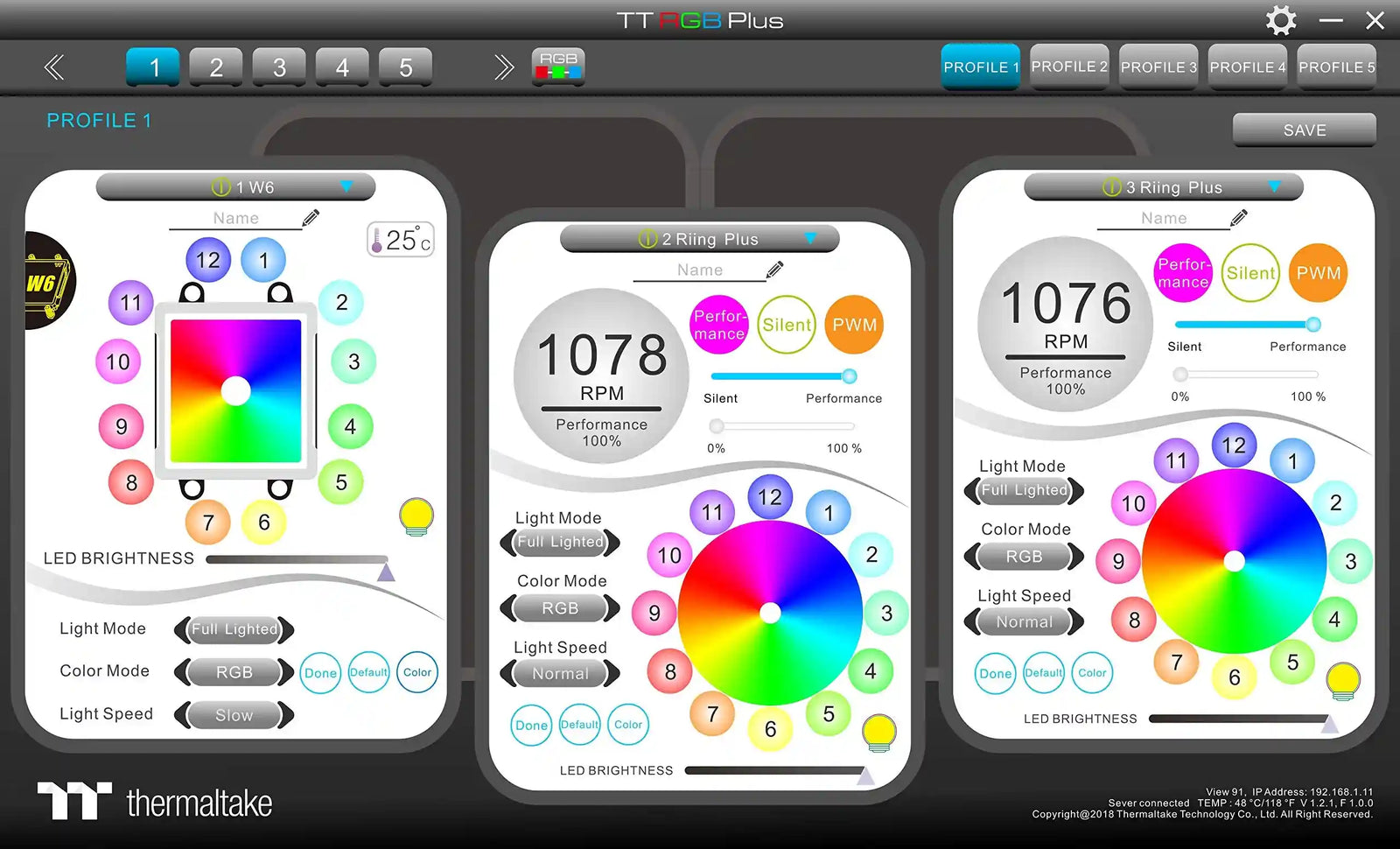 Thermaltake Pacific W6 RGB CPU Water Block – 16.8M Colors, Alexa & Razer Chroma Sync, Full TR4 Coverage - Safqqa Egypt