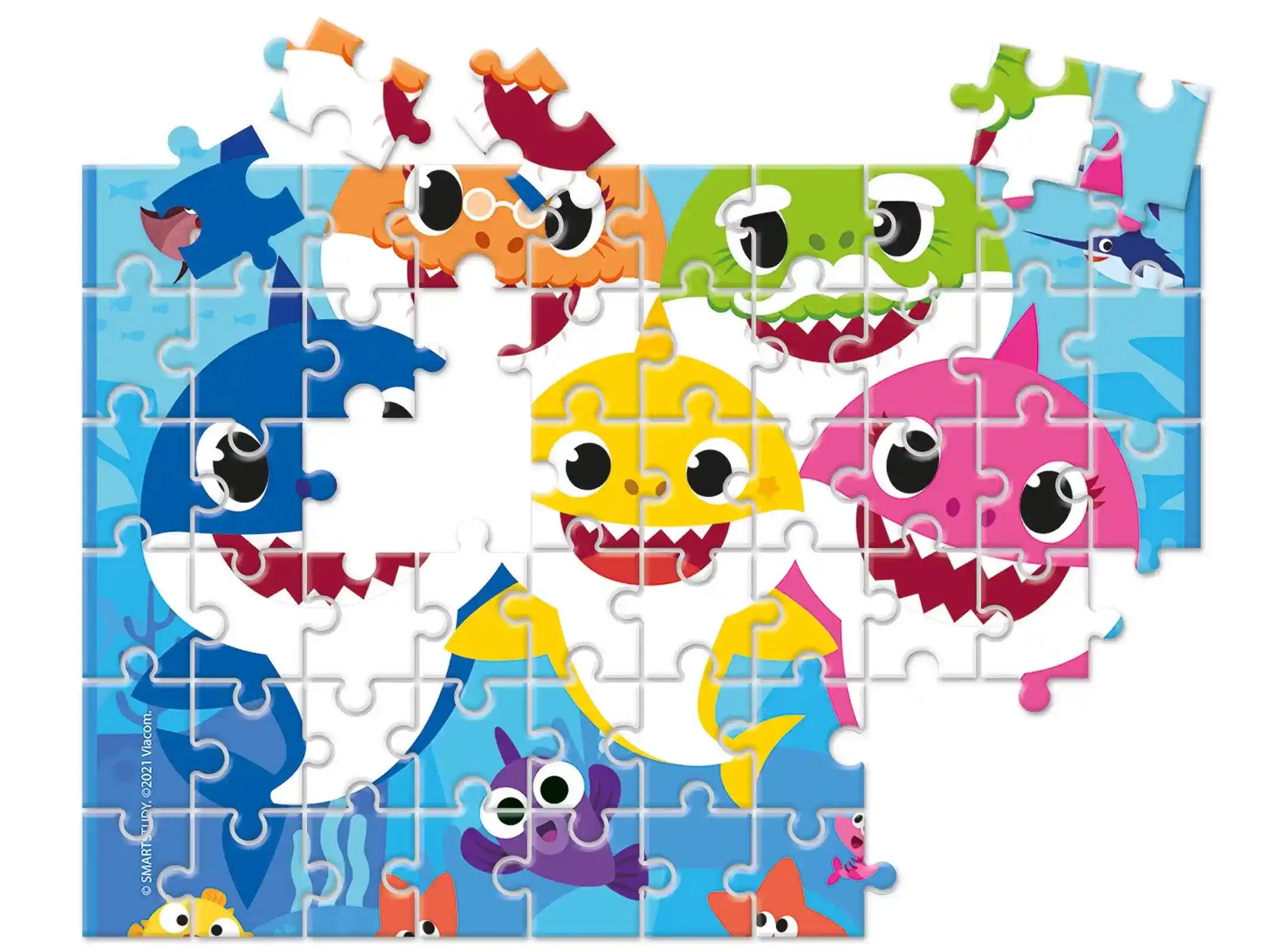 Clementoni Puzzle Frame Me Up Baby Shark - 60 Pieces - Safqqa Egypt